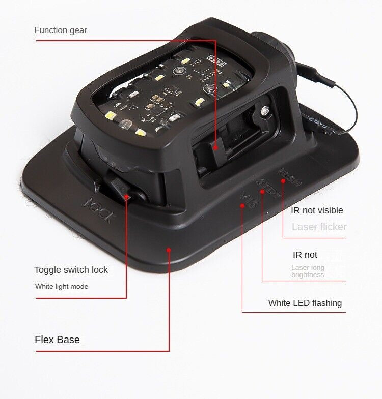 FMA Mercury9 Beacon Signal Light IR Strobe - TB1473 - APEXTAC GEAR