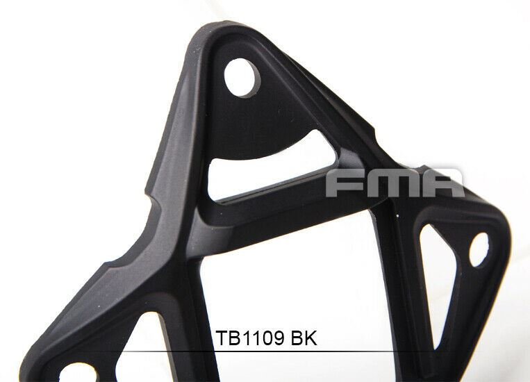 FMA Helmet VAS Shroud Aluminum - BLACK (TB1109) - APEXTAC GEAR