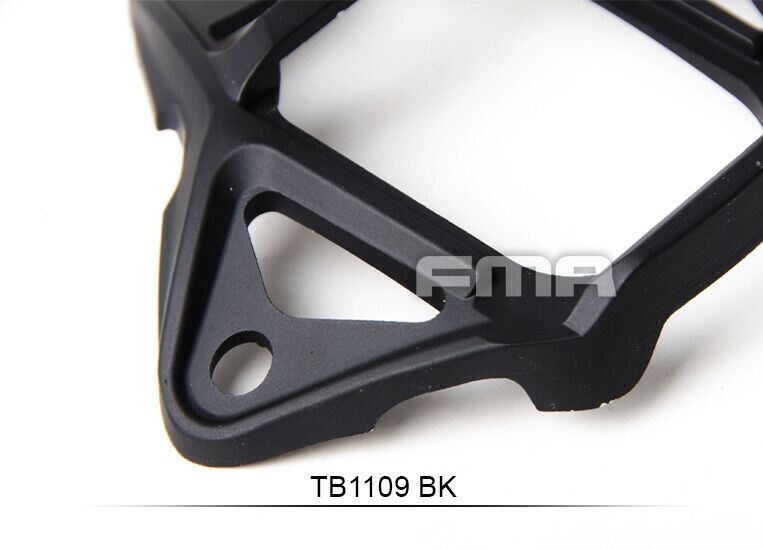 FMA Helmet VAS Shroud Aluminum - BLACK (TB1109) - APEXTAC GEAR