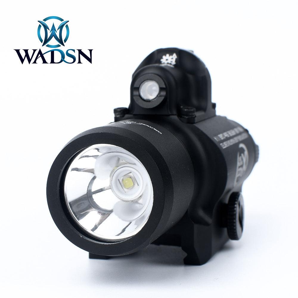 WADSN X400 Tactical LED Pistol Light w/ Red Laser - BLACK (WD04005) - APEXTAC GEAR