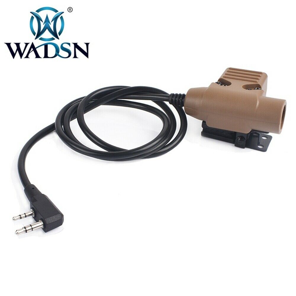 WADSN U94 PTT Push to Talk Device - DE TAN (WZ113) - APEXTAC GEAR