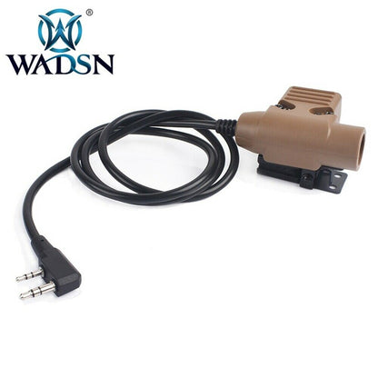WADSN U94 PTT Push to Talk Device - DE TAN (WZ113) - APEXTAC GEAR
