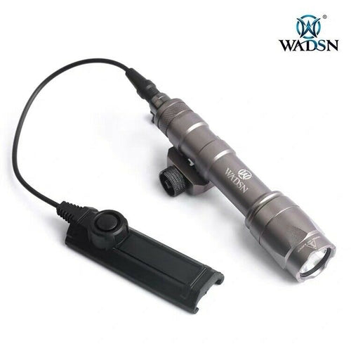 WADSN M600C SCOUT LIGHT Rail Mount Flashlight w/ Dual Function Tape Switch - TAN - APEXTAC GEAR