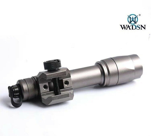 WADSN M600C SCOUT LIGHT Rail Mount Flashlight w/ Dual Function Tape Switch - TAN - APEXTAC GEAR