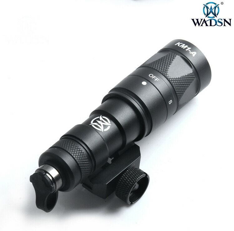 WADSN M300W Scout Light Flashlight Strobe with Two Control Kit Version - BLACK - APEXTAC GEAR