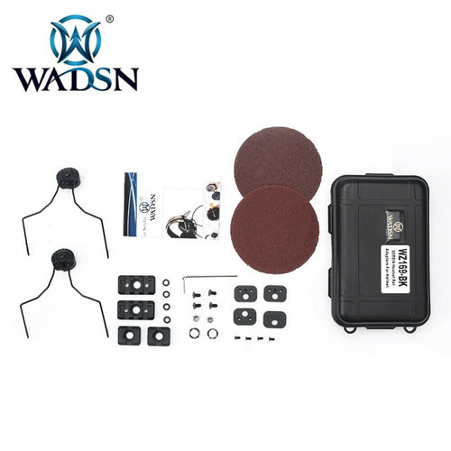 WADSN Tactical Helmet Rail Adapter Set for SORDIN Series - BLACK (WZ169) - APEXTAC GEAR