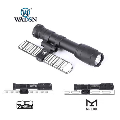 WADSN M640B Scout Light PRO Rail Mount LED Flashlight - BLACK (WD04056) - APEXTAC GEAR