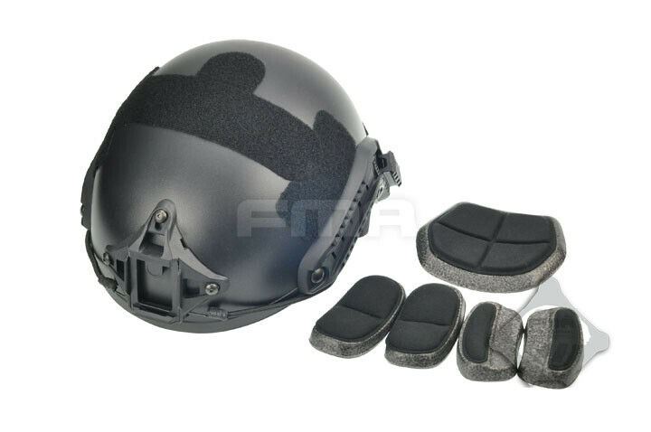 FMA Ballistic High Cut XP Helmet - BLACK (TB960) - APEXTAC GEAR