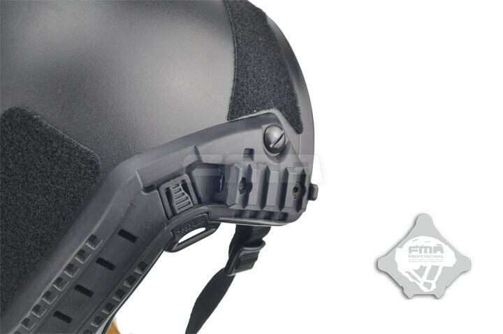 FMA Ballistic High Cut XP Helmet - BLACK (TB960) - APEXTAC GEAR