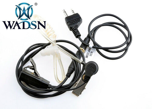 WADSN FBI Style Acoustic Headset with PTT (WZ129) - APEXTAC GEAR