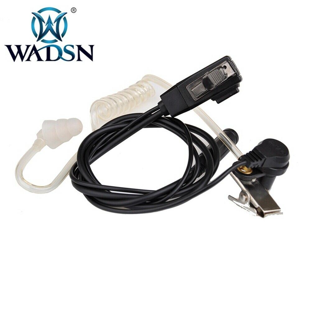 WADSN FBI Style Acoustic Headset with PTT (WZ129) - APEXTAC GEAR
