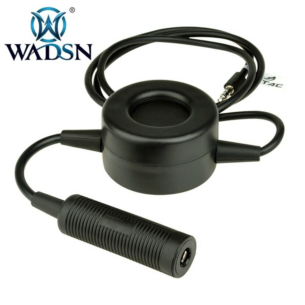 WADSN TCI Style PTT Push to Talk Device - BLACK (WZ114) - APEXTAC GEAR