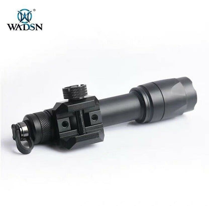 WADSN M600C SCOUT LIGHT Rail Mount Flashlight w/ Dual Function Tape Switch - BLACK - APEXTAC GEAR