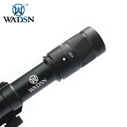 WADSN M600W SCOUT LIGHT LED Strobe Flashlight w/ SL07 Scout Dual Switch - BK - APEXTAC GEAR
