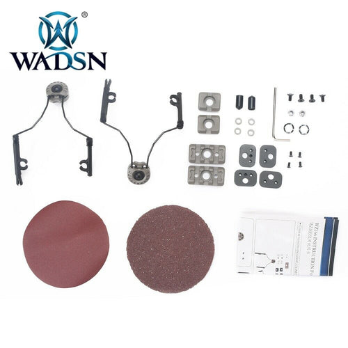 WADSN Tactical Helmet Rail Adapter Set for COMTAC Series - FG Green (WZ166) - APEXTAC GEAR