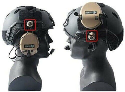 WADSN Tactical Helmet Rail Adapter Set for COMTAC Series - FG Green (WZ166) - APEXTAC GEAR