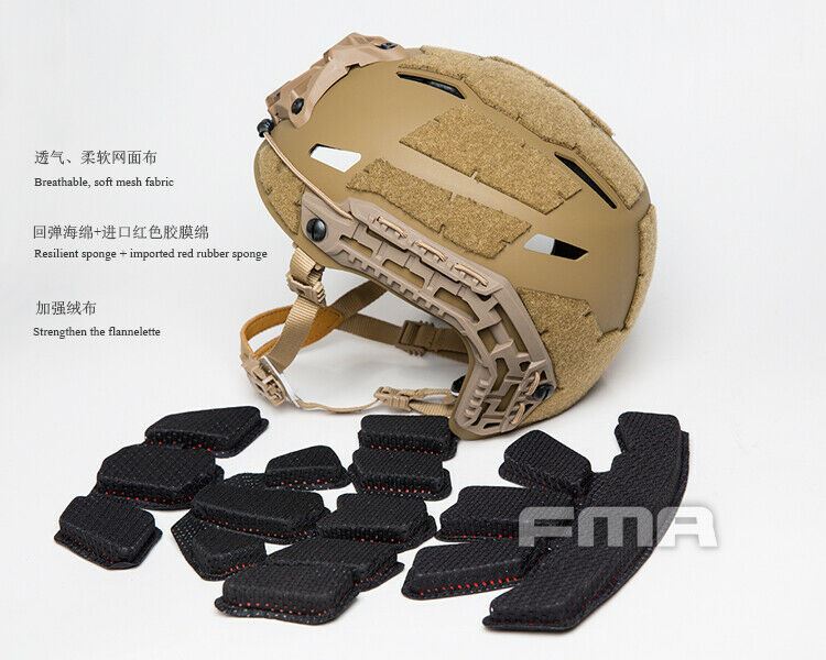 FMA Caiman Bump Helmet - Crye Multicam Camo (L/XL) (New Liner) (TB1382B) - APEXTAC GEAR