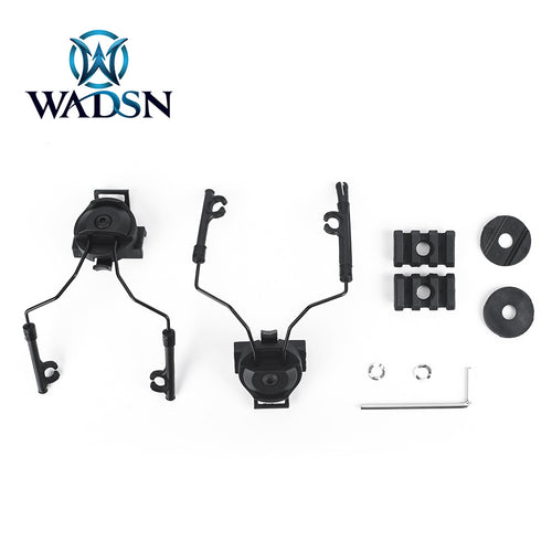 WADSN Helmet Adapters Ver.1 for COMTAC Headset - BLACK (WZ046) - APEXTAC GEAR
