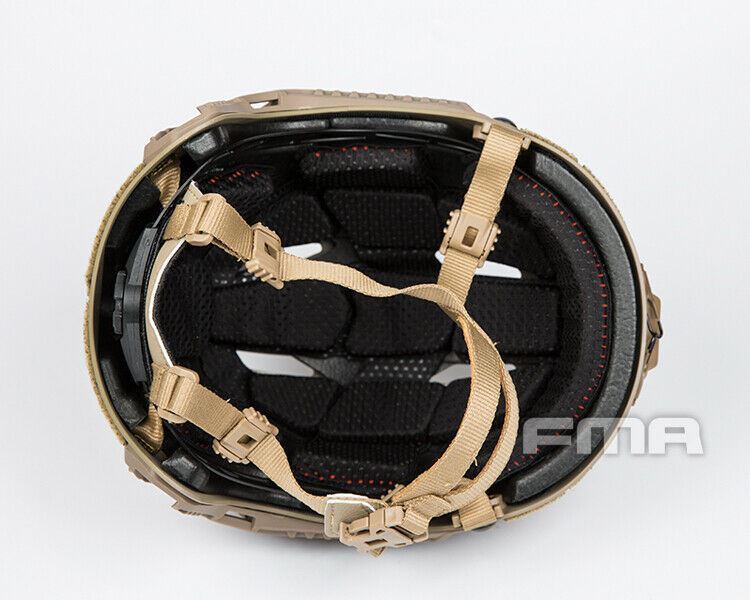 FMA Caiman Bump Helmet - TAN (L/XL) (New Liner) (TB1382B) - APEXTAC GEAR