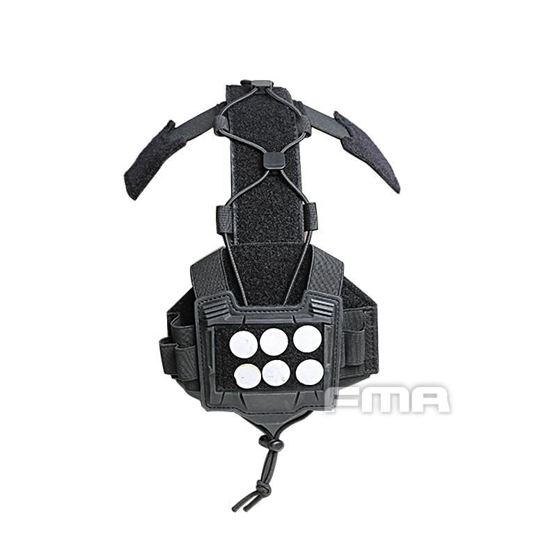 FMA Universal Agility Bridge Cover For Tactical Helmet w/ NVG Battery Pouch - APEXTAC GEAR