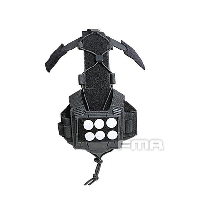 FMA Universal Agility Bridge Cover For Tactical Helmet w/ NVG Battery Pouch - APEXTAC GEAR