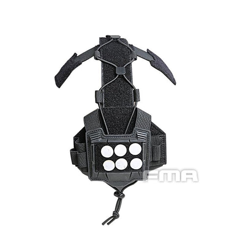 FMA Universal Agility Bridge Cover For Tactical Helmet w/ NVG Battery Pouch - APEXTAC GEAR