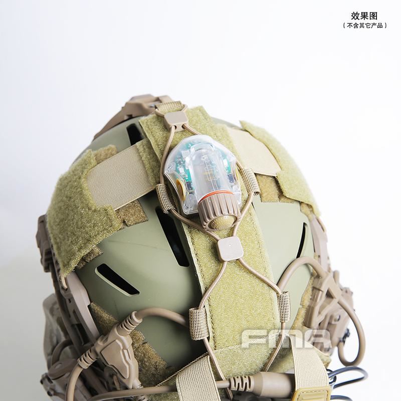 FMA Universal Agility Bridge Cover For Tactical Helmet w/ NVG Battery Pouch - APEXTAC GEAR
