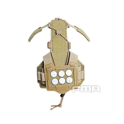 FMA Universal Agility Bridge Cover For Tactical Helmet w/ NVG Battery Pouch - APEXTAC GEAR