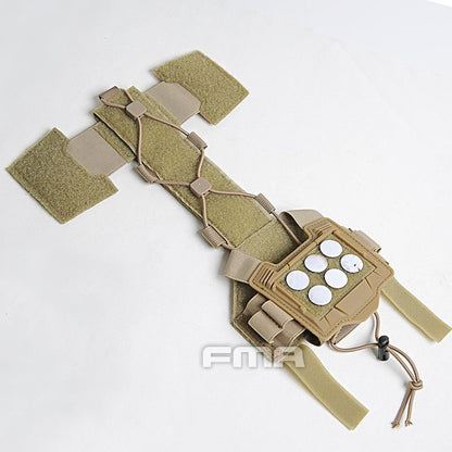 FMA Universal Agility Bridge Cover For Tactical Helmet w/ NVG Battery Pouch - APEXTAC GEAR