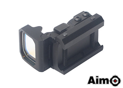 AIM-O Flip Dot Reflex Sight - BLACK (AO6008-BK) - APEXTAC GEAR