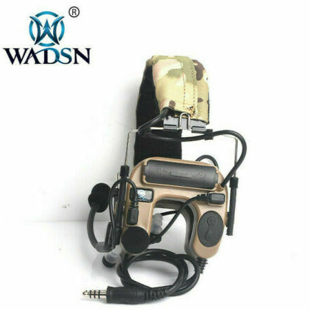 WADSN COMTAC IV IN-THE-EAR Headset w/ Noise Cancellation - TAN (WZ038) - APEXTAC GEAR
