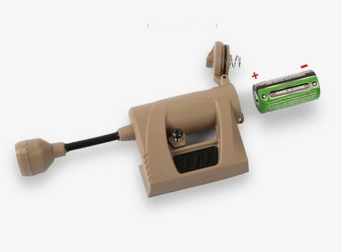 WADSN TEC CHARGE Pro MPLS Helmet Light illumination Tool Multi LED w/ IR - TAN - APEXTAC GEAR