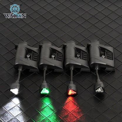 WADSN TEC CHARGE Pro MPLS Helmet Light illumination Tool Multi LED w/ IR - BLACK - APEXTAC GEAR