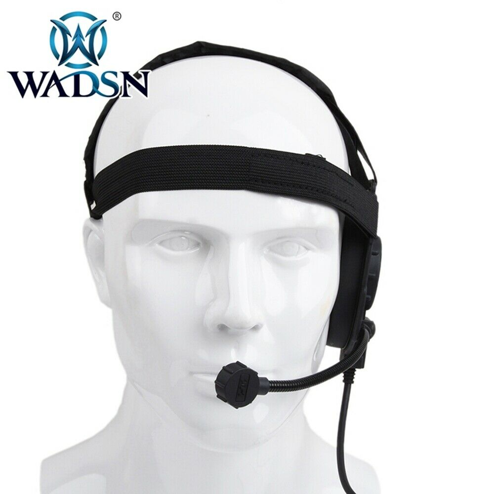 WADSN Bowman Evo III Style Tactical Headset  - BLACK (WZ029) - APEXTAC GEAR