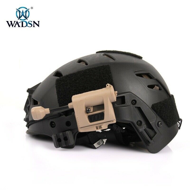WADSN TEC CHARGE Pro MPLS Helmet Light illumination Tool Multi LED w/ IR - BLACK - APEXTAC GEAR