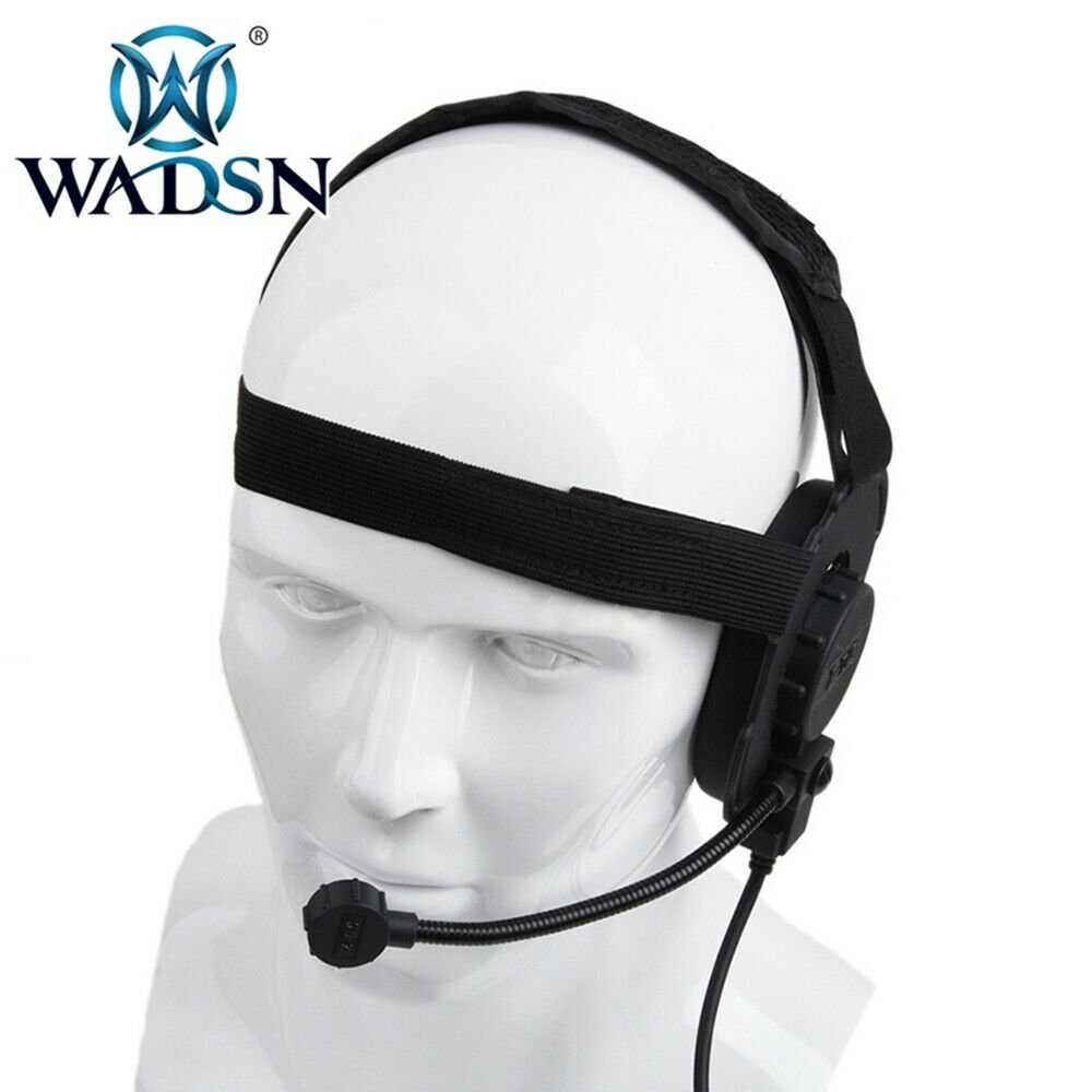 WADSN Bowman Evo III Style Tactical Headset  - BLACK (WZ029) - APEXTAC GEAR