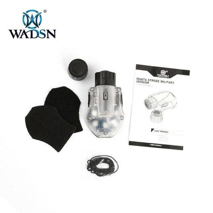 WADSN Manta Strobe Military Version Helmet Strobe - TAN (3 Colors) (WD03002) - APEXTAC GEAR