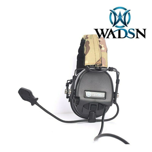 WADSN TEA Hi-Threat Tier 1 Headset - Black (WZ110) - APEXTAC GEAR