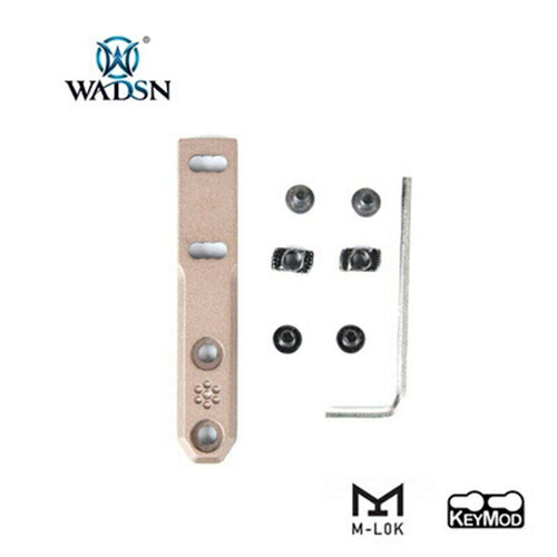 WADSN M-LOK & Keymod Compact Scout Light Rail Mount For M300&M600 - TAN (WD02005) - APEXTAC GEAR