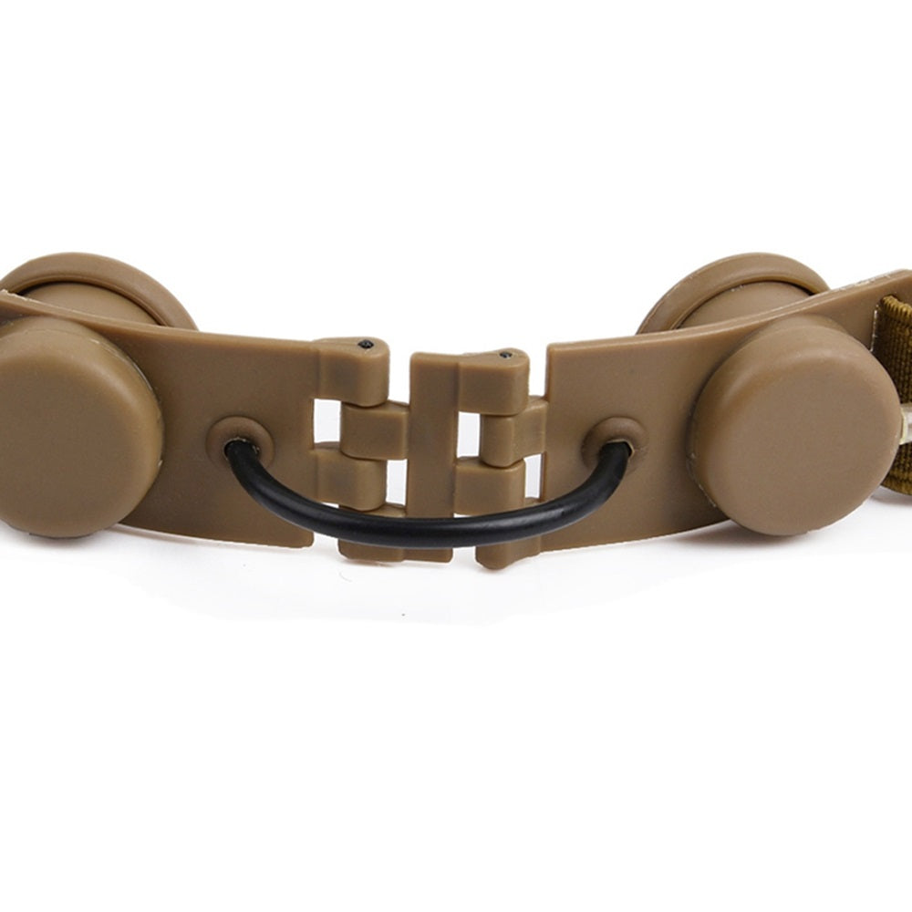 WADSN Tactical Throat Mic Headset with Tube Earpiece - TAN - APEXTAC GEAR