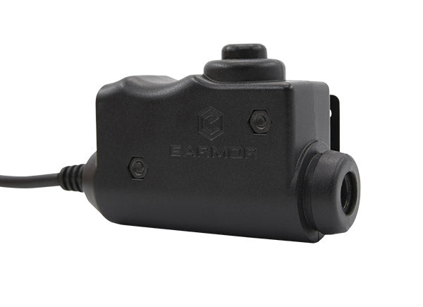 EARMOR Button-Activated Military Standard PTT (Push to Talk) Device (M52 ) - APEXTAC GEAR