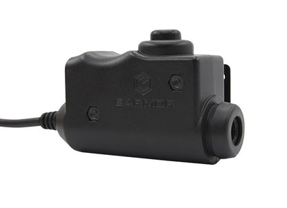 EARMOR Button-Activated Military Standard PTT (Push to Talk) Device (M52 ) - APEXTAC GEAR