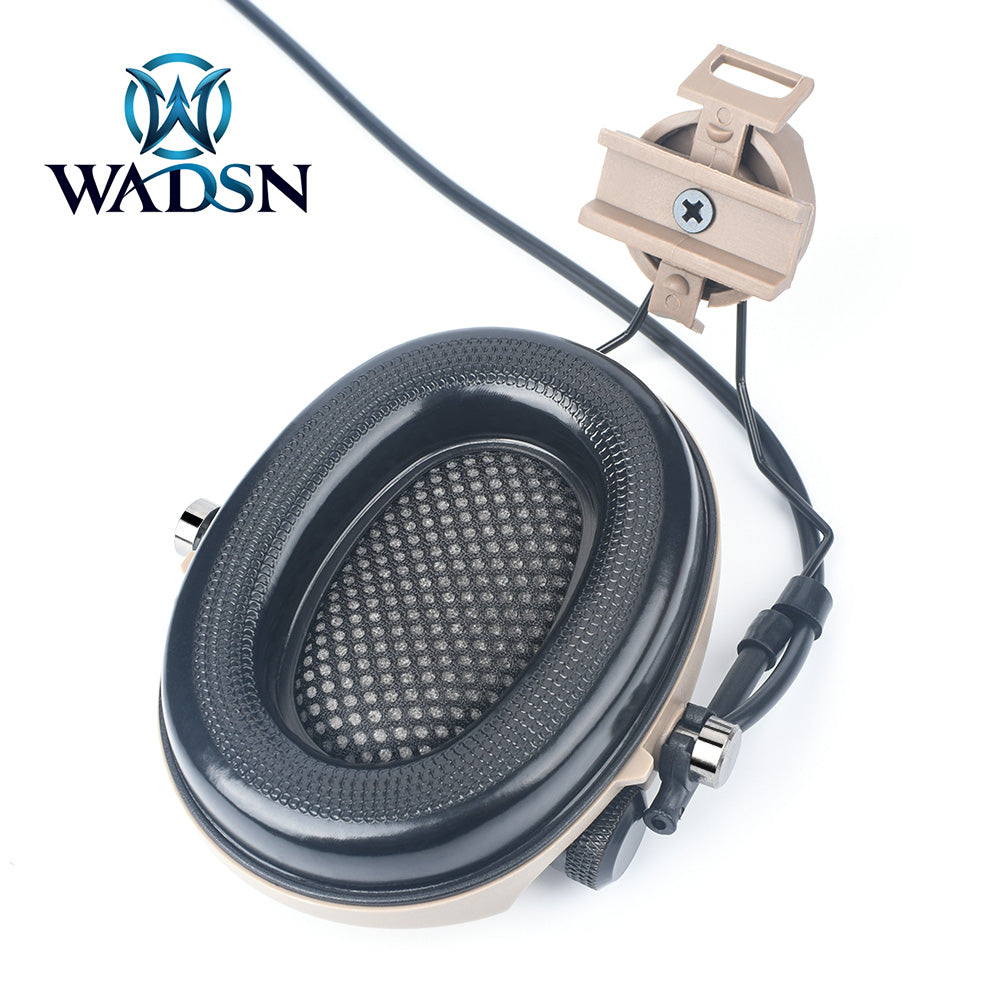 WADSN SORDIN Style Headset with  Helmet Rail Adaptor Basic Ver. (WZ191) - APEXTAC GEAR