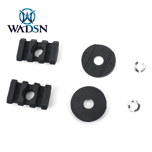 WADSN Helmet Adapters Ver.1 for COMTAC Headset - BLACK (WZ046) - APEXTAC GEAR