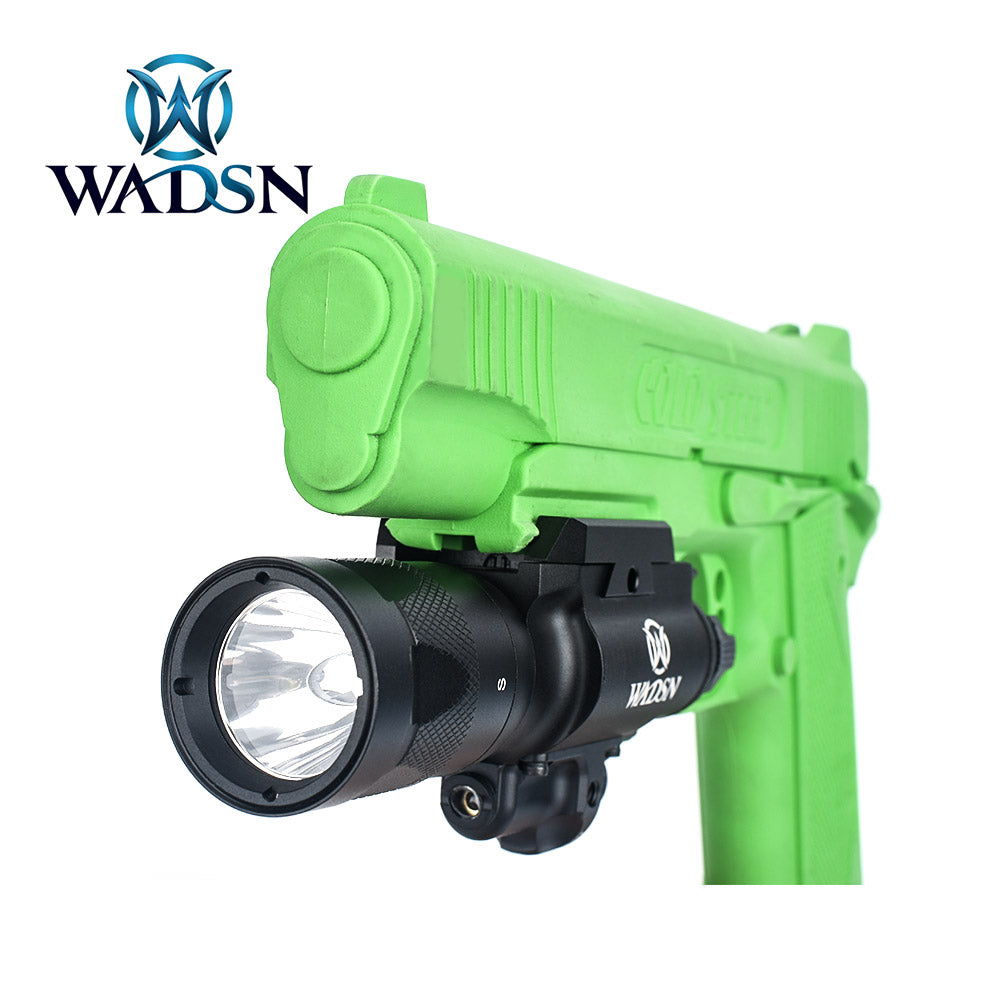 WADSN X400V Tactical LED Pistol Strobe Light w/ Red Laser - BLACK (WD04020) - APEXTAC GEAR