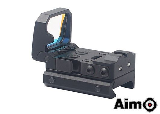 AIM-O Flip Dot Reflex Sight - BLACK (AO6008-BK) - APEXTAC GEAR