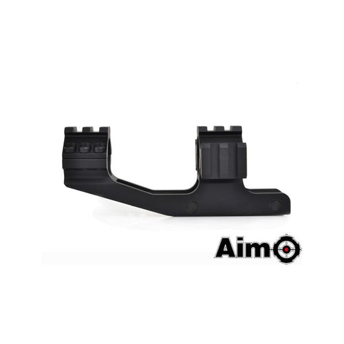 AIM-O Tri-Side Rail Extend 25.4mm Ring Mount Type 1 - BLACK (AO9004) - APEXTAC GEAR
