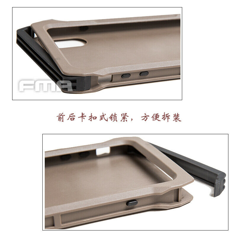 FMA IphoneXs Max mobile pouch for Molle - DE TAN (TB1324) - APEXTAC GEAR