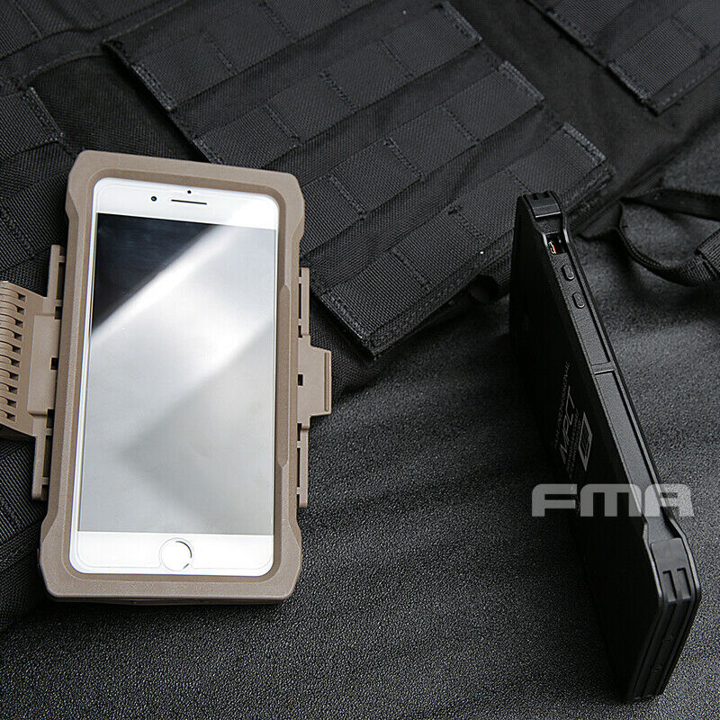 FMA Iphone 7/8 plus mobile pouch for Molle - DE TAN (TB1320) - APEXTAC GEAR