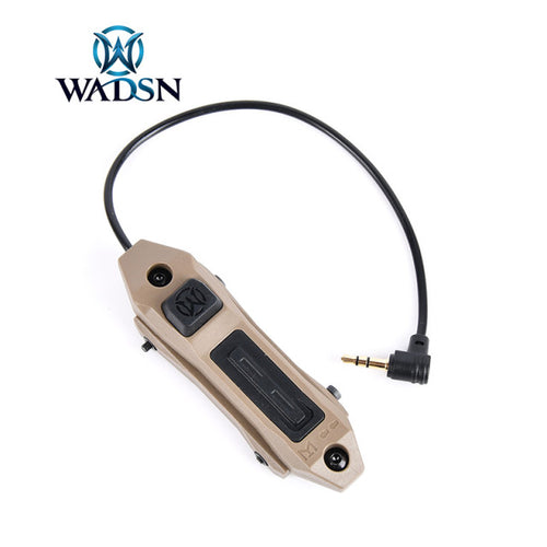 WADSN AUGMENTED Dual Function Pressure Pad Switch for PEQ DBAL (3.5mm) - FDE TAN - APEXTAC GEAR